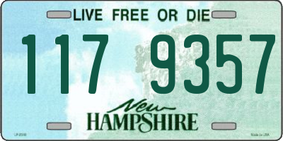 NH license plate 1179357