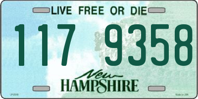 NH license plate 1179358