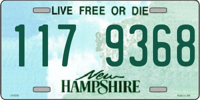 NH license plate 1179368