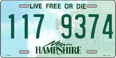 NH license plate 1179374