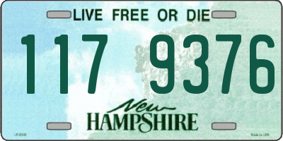 NH license plate 1179376