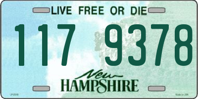 NH license plate 1179378