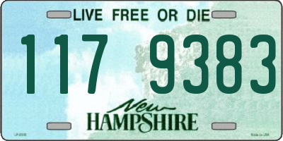 NH license plate 1179383