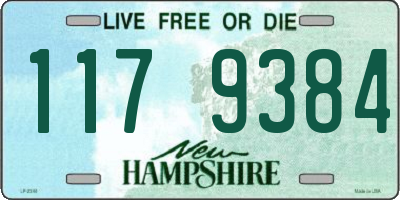 NH license plate 1179384