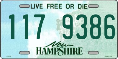 NH license plate 1179386