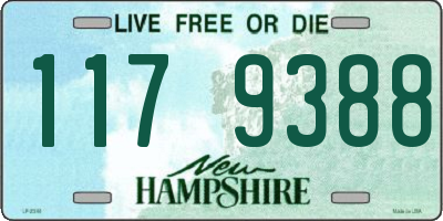 NH license plate 1179388