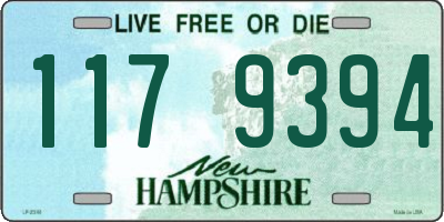 NH license plate 1179394