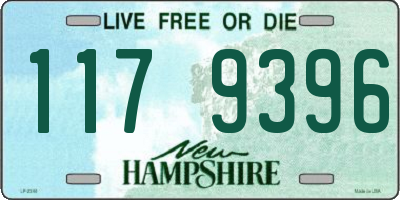 NH license plate 1179396