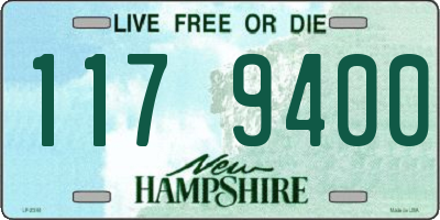 NH license plate 1179400