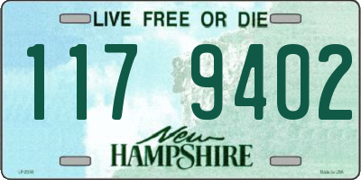 NH license plate 1179402