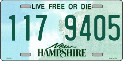 NH license plate 1179405