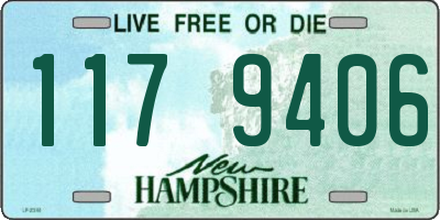 NH license plate 1179406