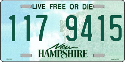 NH license plate 1179415