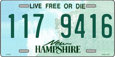 NH license plate 1179416