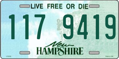 NH license plate 1179419