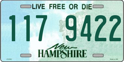 NH license plate 1179422
