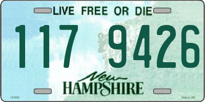 NH license plate 1179426