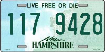 NH license plate 1179428