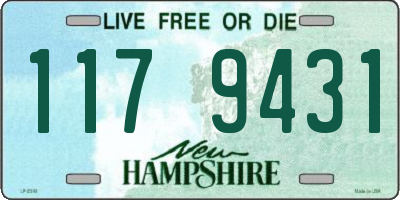 NH license plate 1179431
