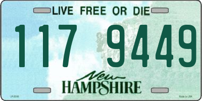 NH license plate 1179449