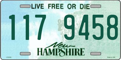 NH license plate 1179458