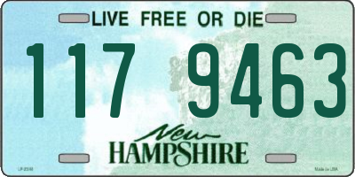 NH license plate 1179463