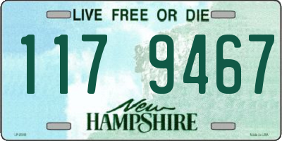 NH license plate 1179467