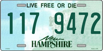 NH license plate 1179472