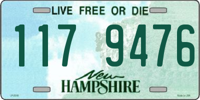 NH license plate 1179476