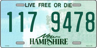 NH license plate 1179478