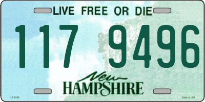 NH license plate 1179496