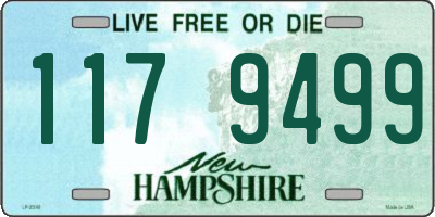 NH license plate 1179499