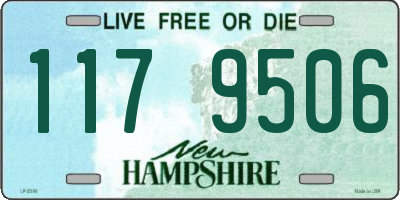 NH license plate 1179506
