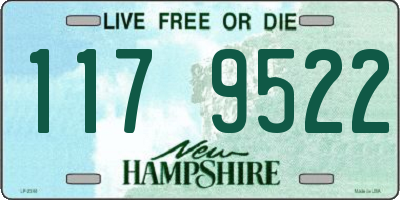 NH license plate 1179522