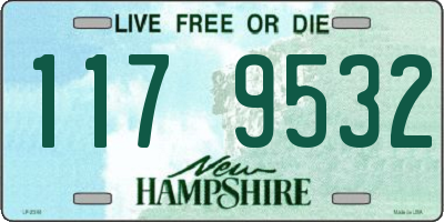 NH license plate 1179532