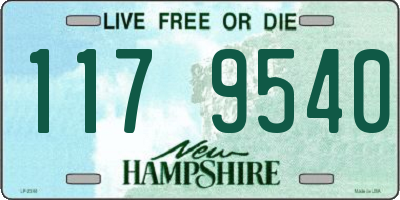 NH license plate 1179540
