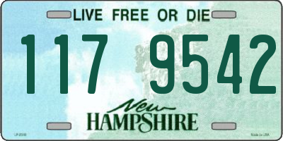 NH license plate 1179542