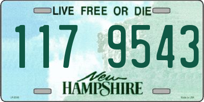 NH license plate 1179543