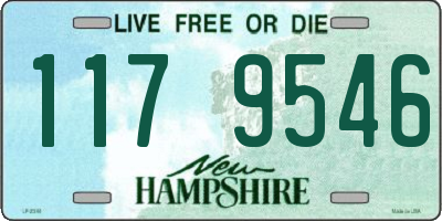 NH license plate 1179546