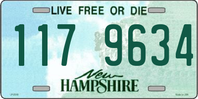 NH license plate 1179634