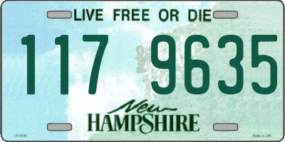 NH license plate 1179635