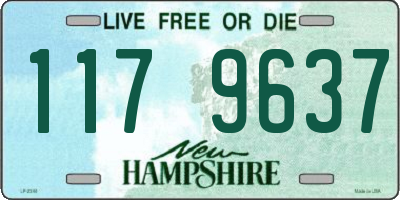 NH license plate 1179637
