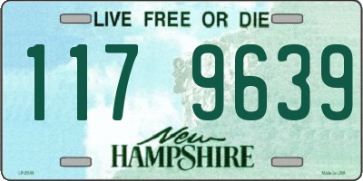 NH license plate 1179639