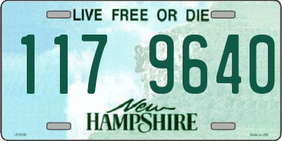 NH license plate 1179640