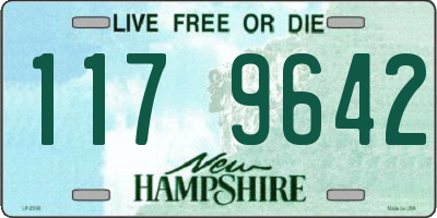 NH license plate 1179642