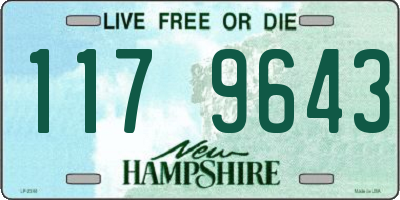 NH license plate 1179643