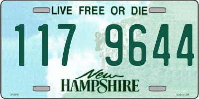 NH license plate 1179644