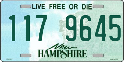 NH license plate 1179645