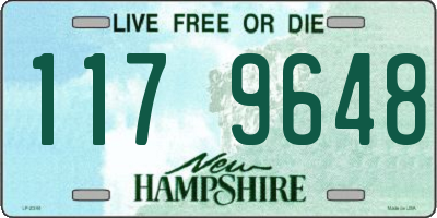 NH license plate 1179648