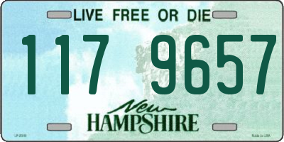 NH license plate 1179657